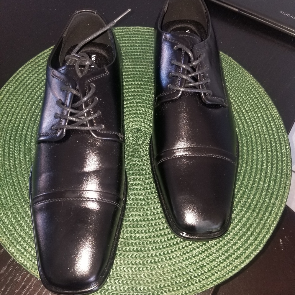 Van Heusen Alex Black Men's Dress Shoes Size 8M